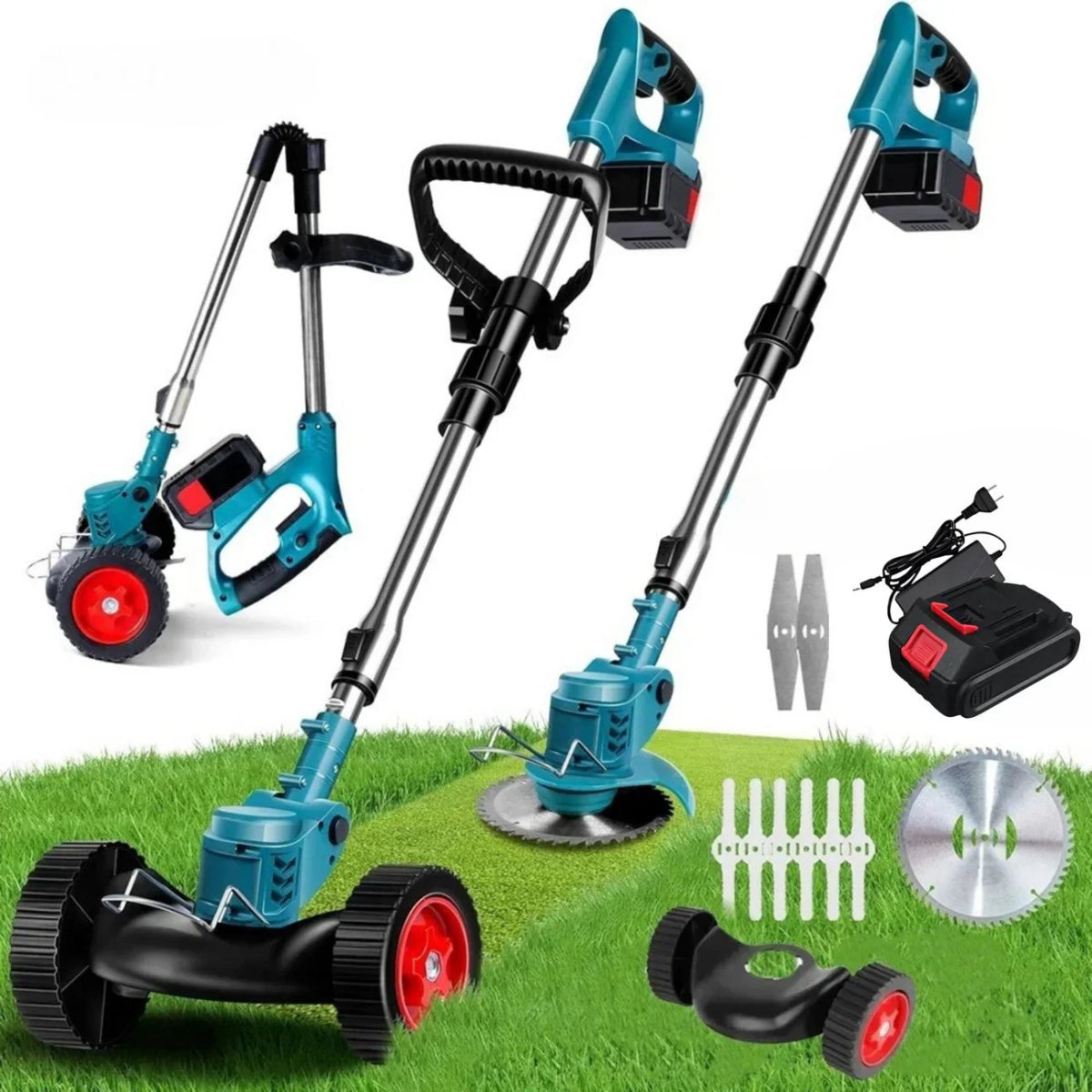 Coupe-bordure sans fil pliant 36 V pour un jardinage sans effort