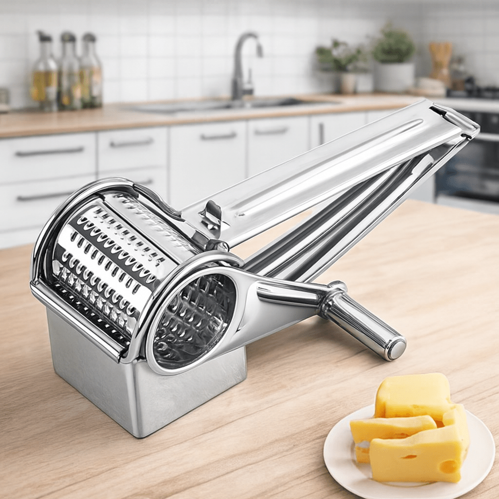 Râpe rotative GRATE MOTION: outil de préparation de cuisine sans effort