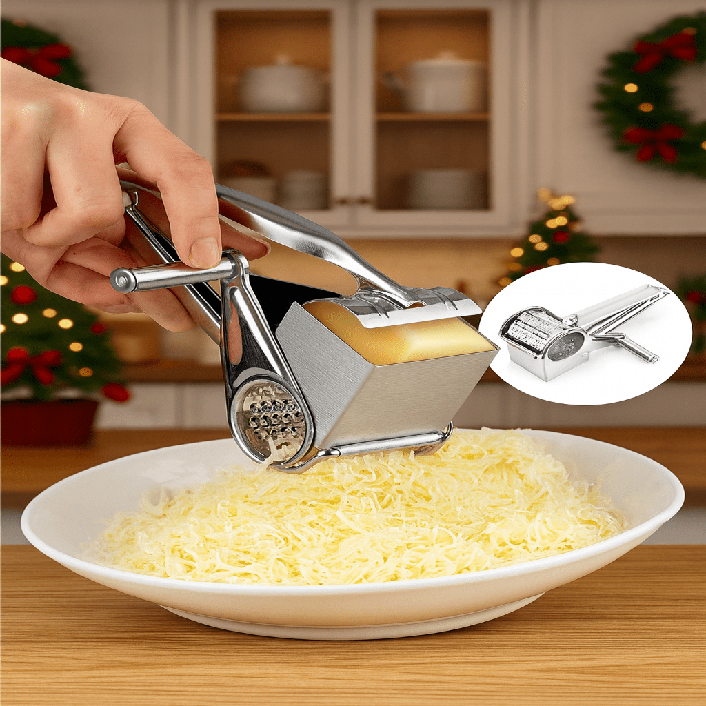 Râpe rotative GRATE MOTION: outil de préparation de cuisine sans effort