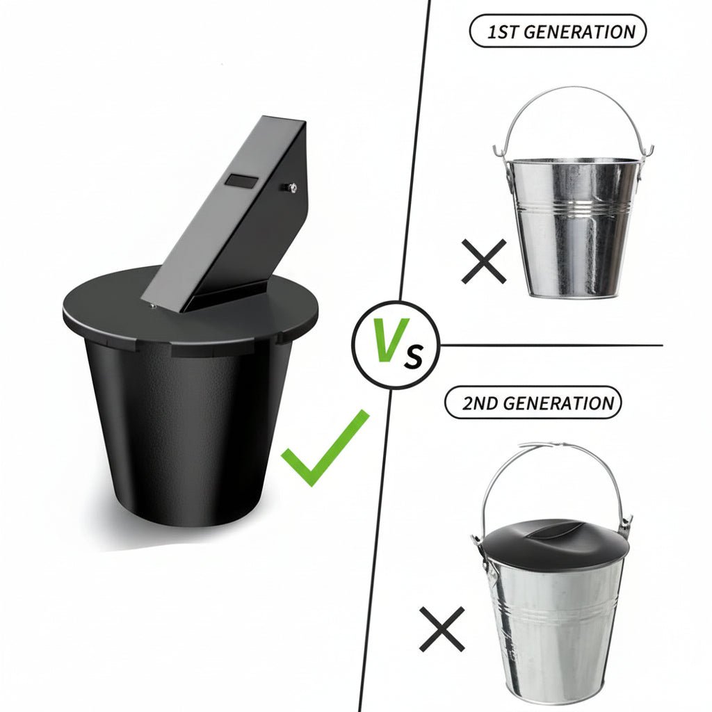 GREASEGUARD – Récupérateur de graisse pour barbecue sans désordre avec couvercle sécurisé
