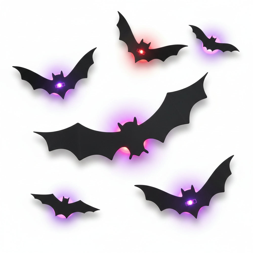 Ensemble de décoration murale chauve-souris modèle 3D