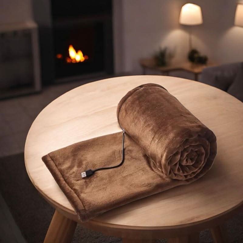 Couverture chauffante électrique USB portable avec 3 réglages