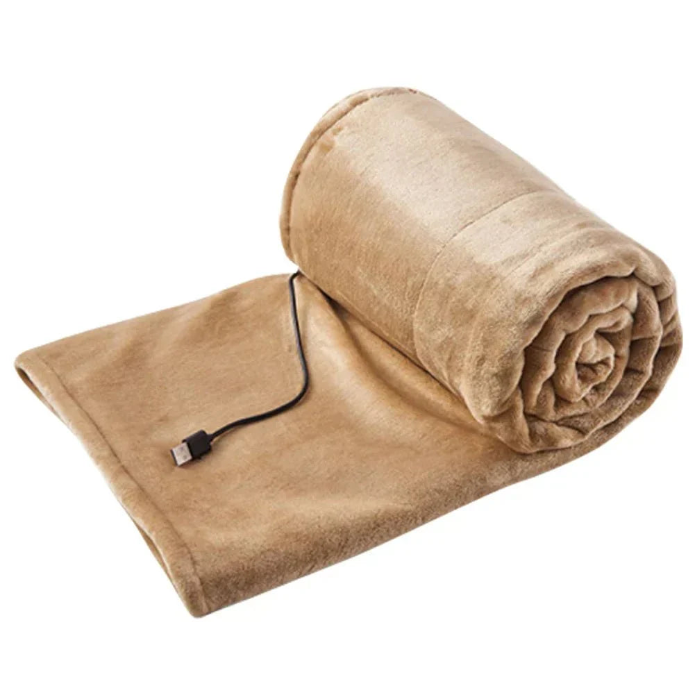 Couverture chauffante USB Heatease – Couverture chauffante portable à 3 niveaux pour le confort de la maison, du bureau et des voyages