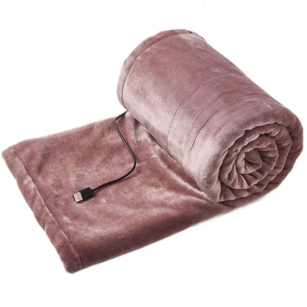 Couverture chauffante USB Heatease – Couverture chauffante portable à 3 niveaux pour le confort de la maison, du bureau et des voyages