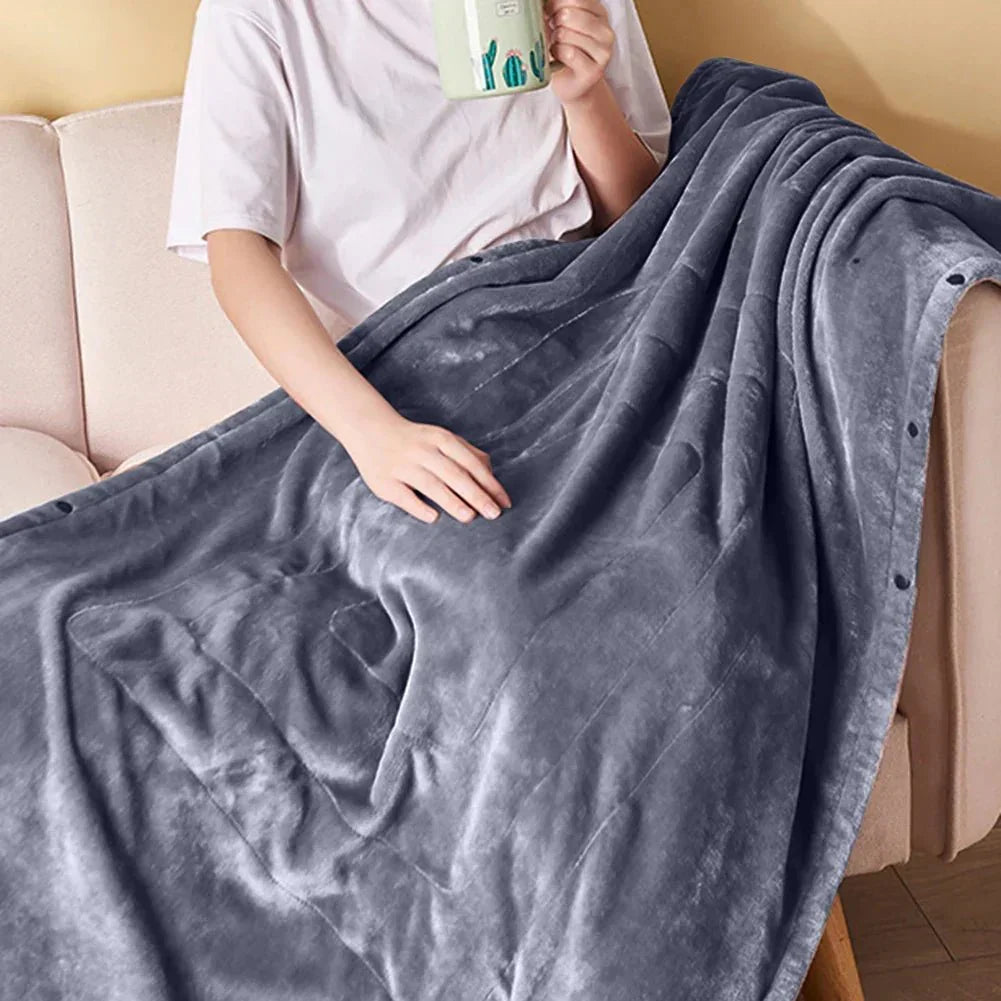 Couverture chauffante USB Heatease – Couverture chauffante portable à 3 niveaux pour le confort de la maison, du bureau et des voyages