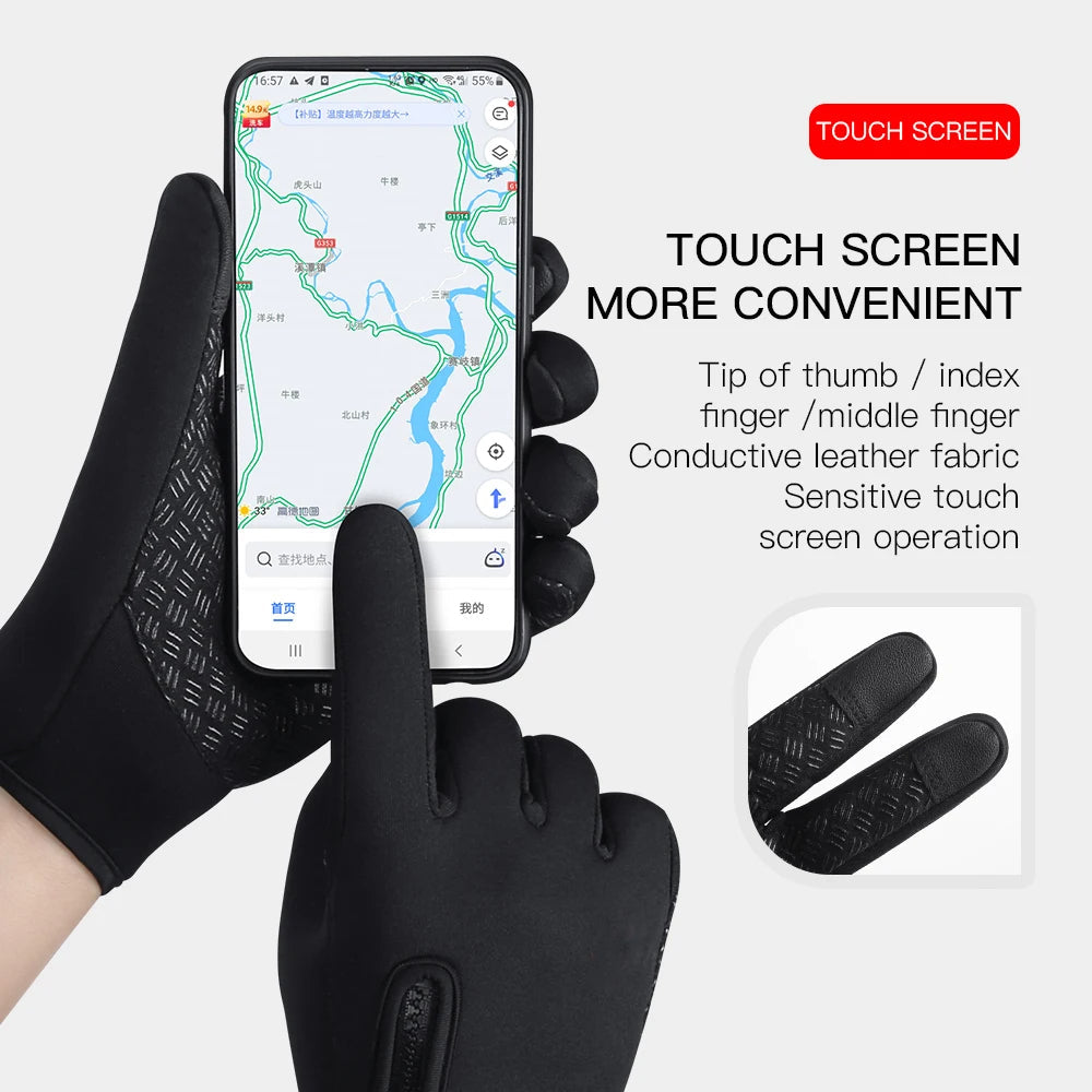 Gants chauffants Gants de cyclisme chauffants électriques pour hommes et femmes
