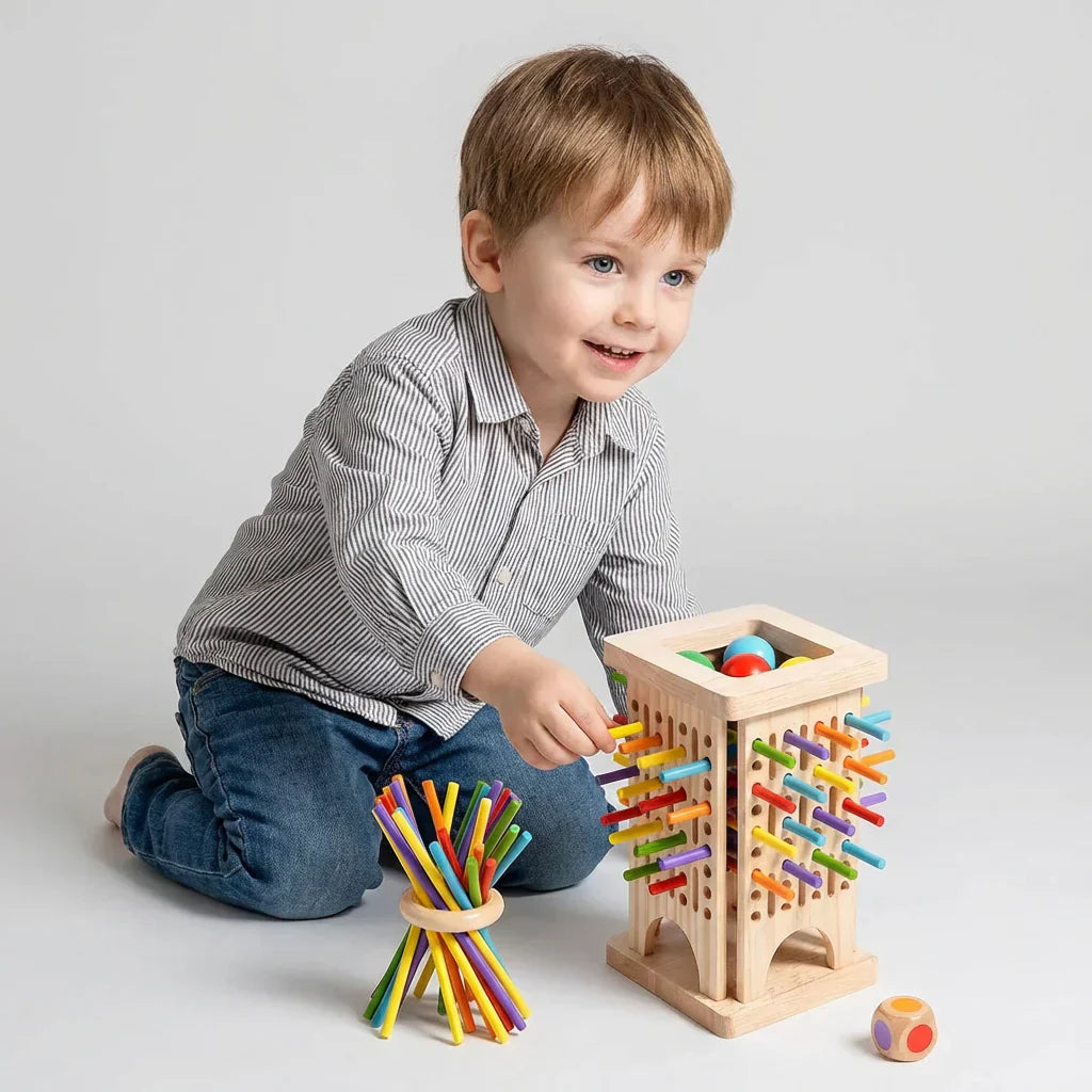 Jeu de boulons Tour magique | Jeu éducatif créatif pour enfants