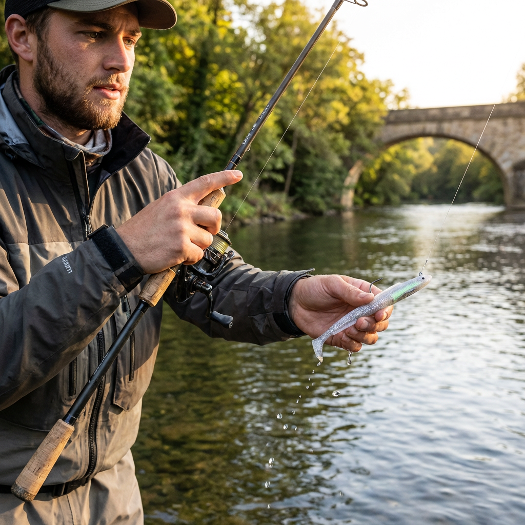 Leurre de pêche Bass & Pike | Avec tête jig pour eau douce