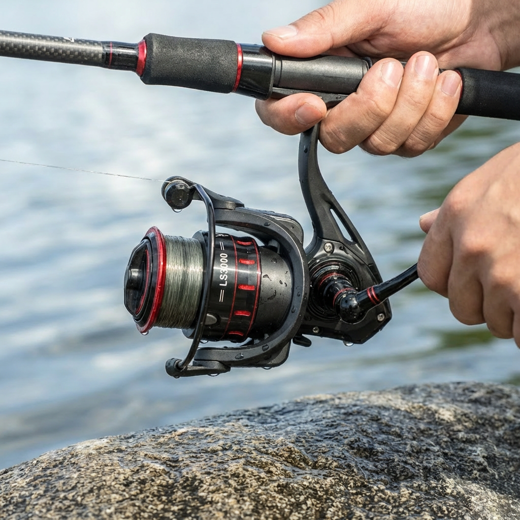 Moulinet de pêche ultra léger | Précision et confort pour longue utilisation