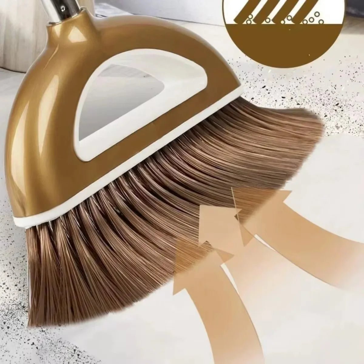 Balai magique et pelle à poussière en plastique, ensemble d'accessoires pour la maison