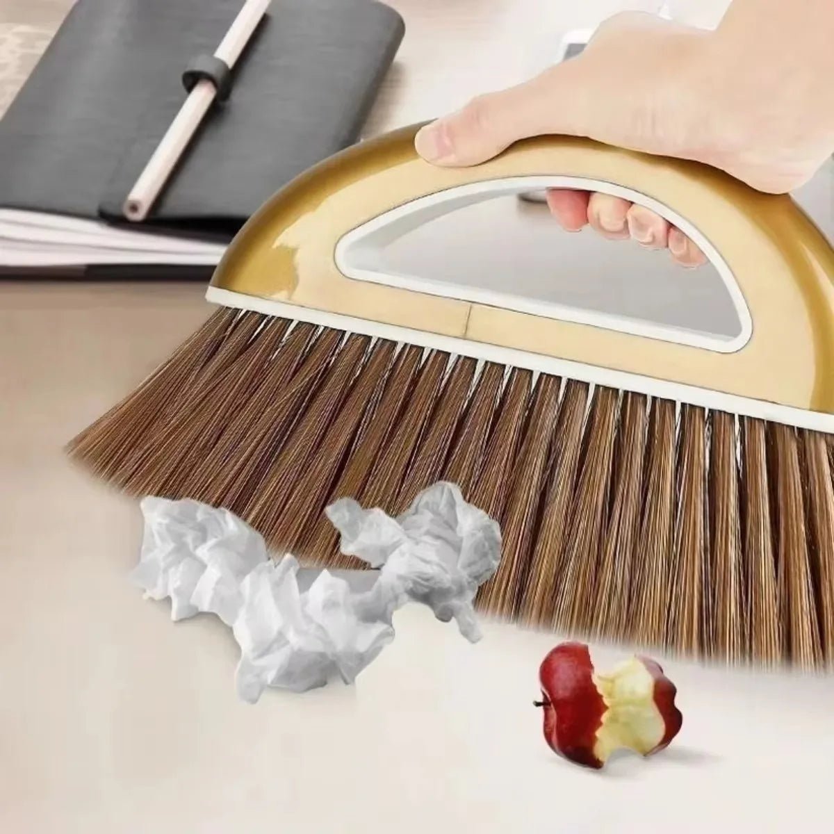 Balai magique et pelle à poussière en plastique, ensemble d'accessoires pour la maison