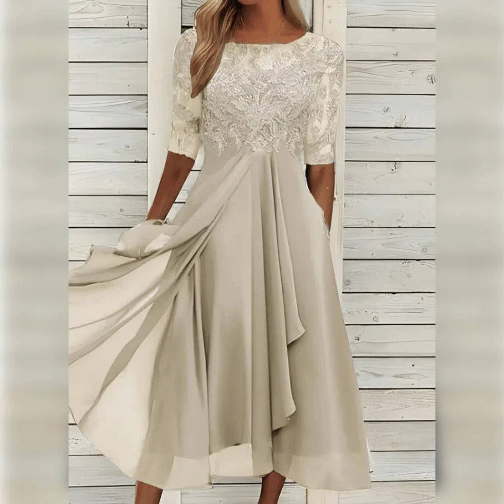 Jupe fluide de la robe midi