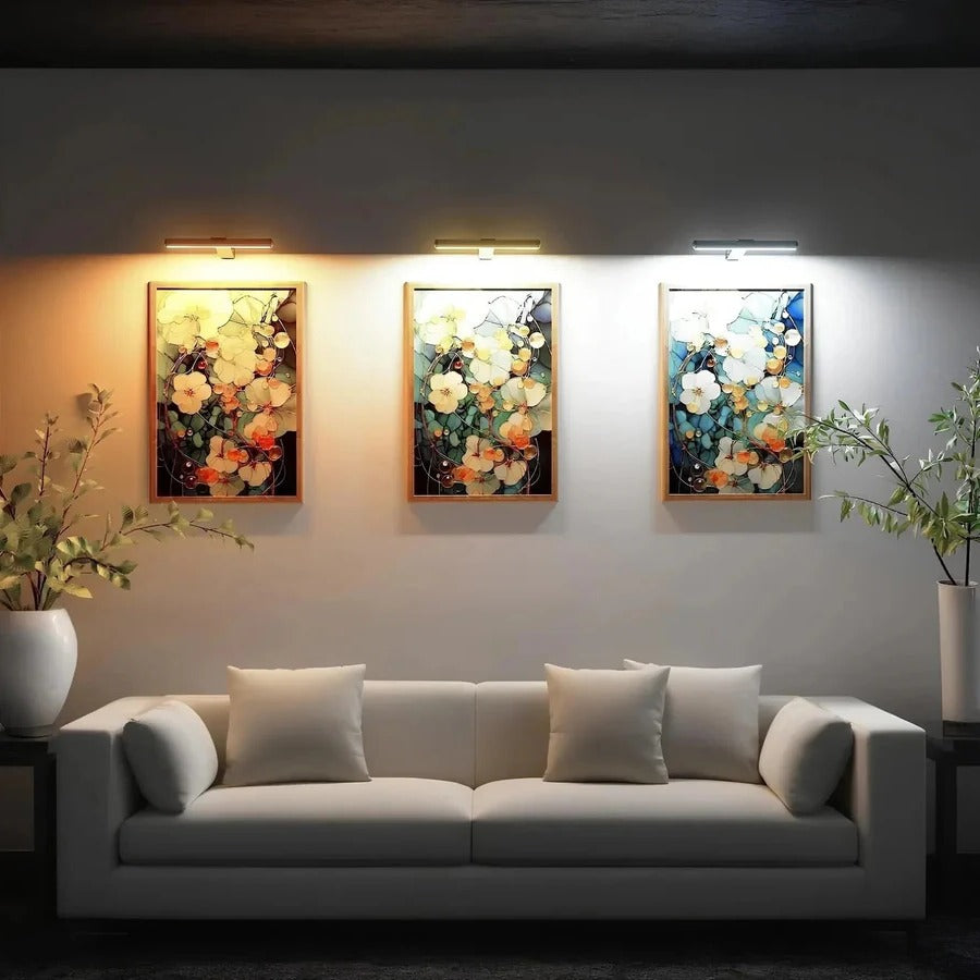 Applique murale LED rechargeable sans fil pour l'art et la décoration