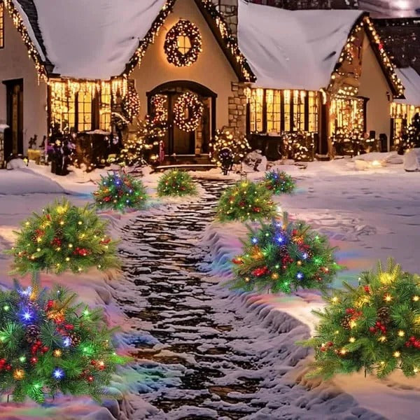 Remplisseur d’Urne Éclairé LED – Décoration Festive de Noël