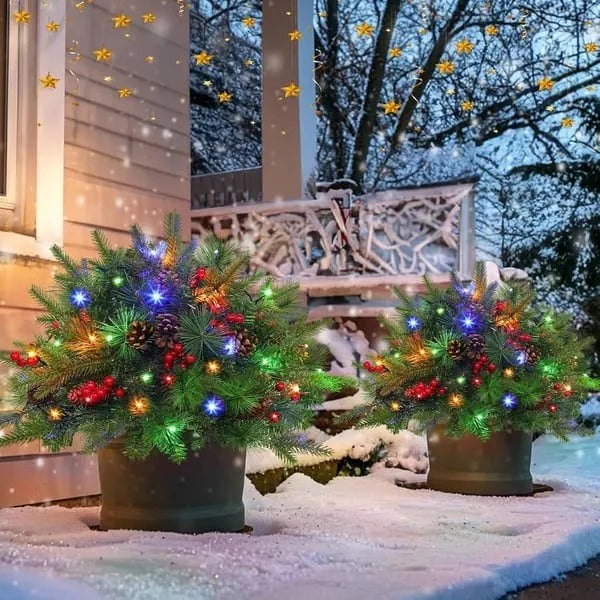 Remplisseur d’Urne Éclairé LED – Décoration Festive de Noël