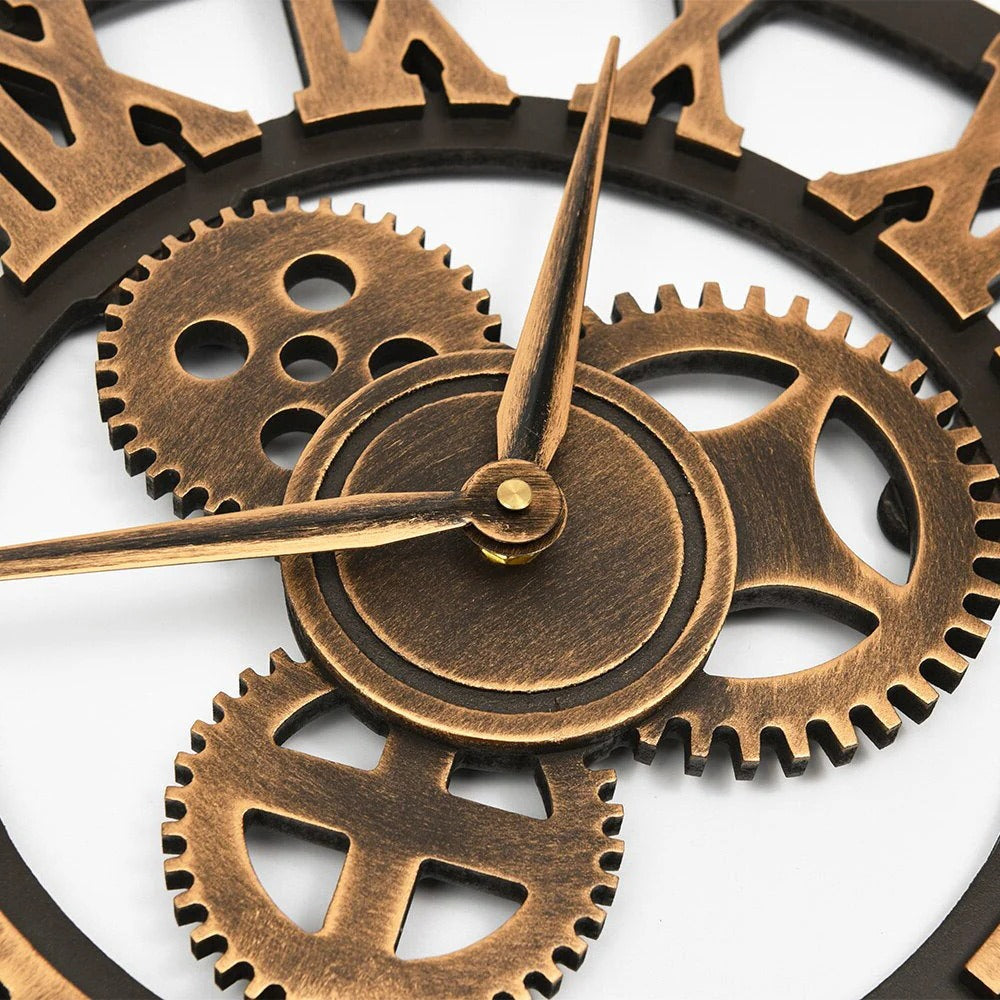 Horloge murale industrielle