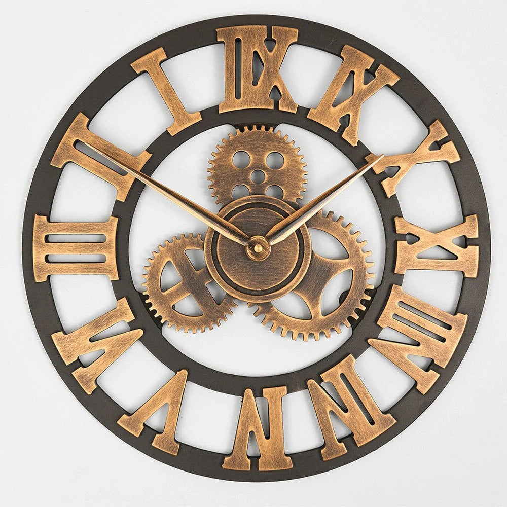 Horloge murale industrielle