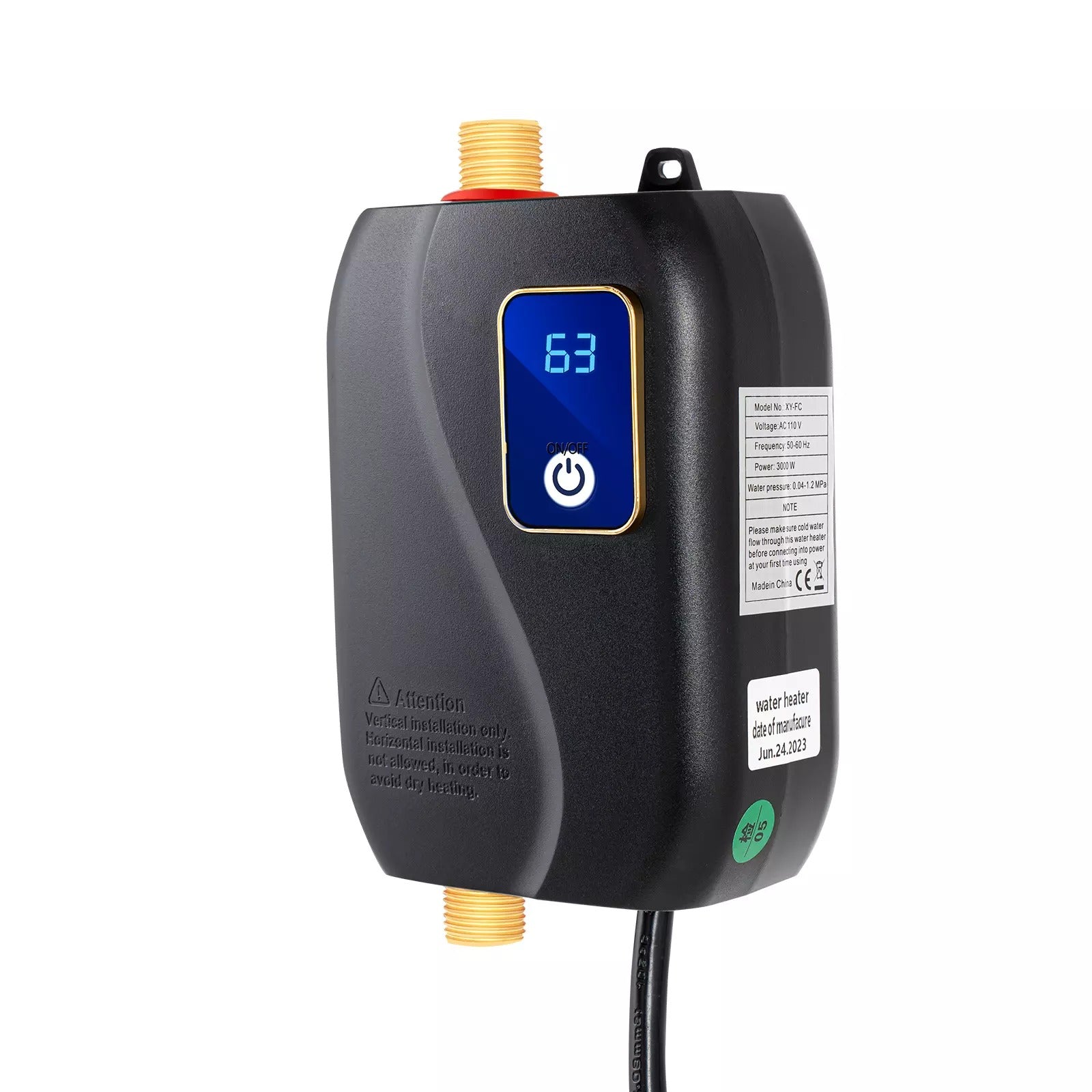 Chauffe-eau sans réservoir compact