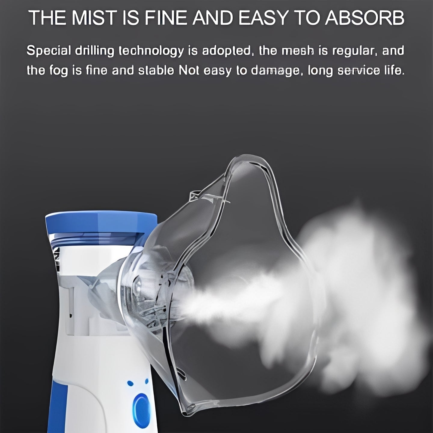 Nébuliseur USB Portable pour Maison et Voyage avec Masques Doubles