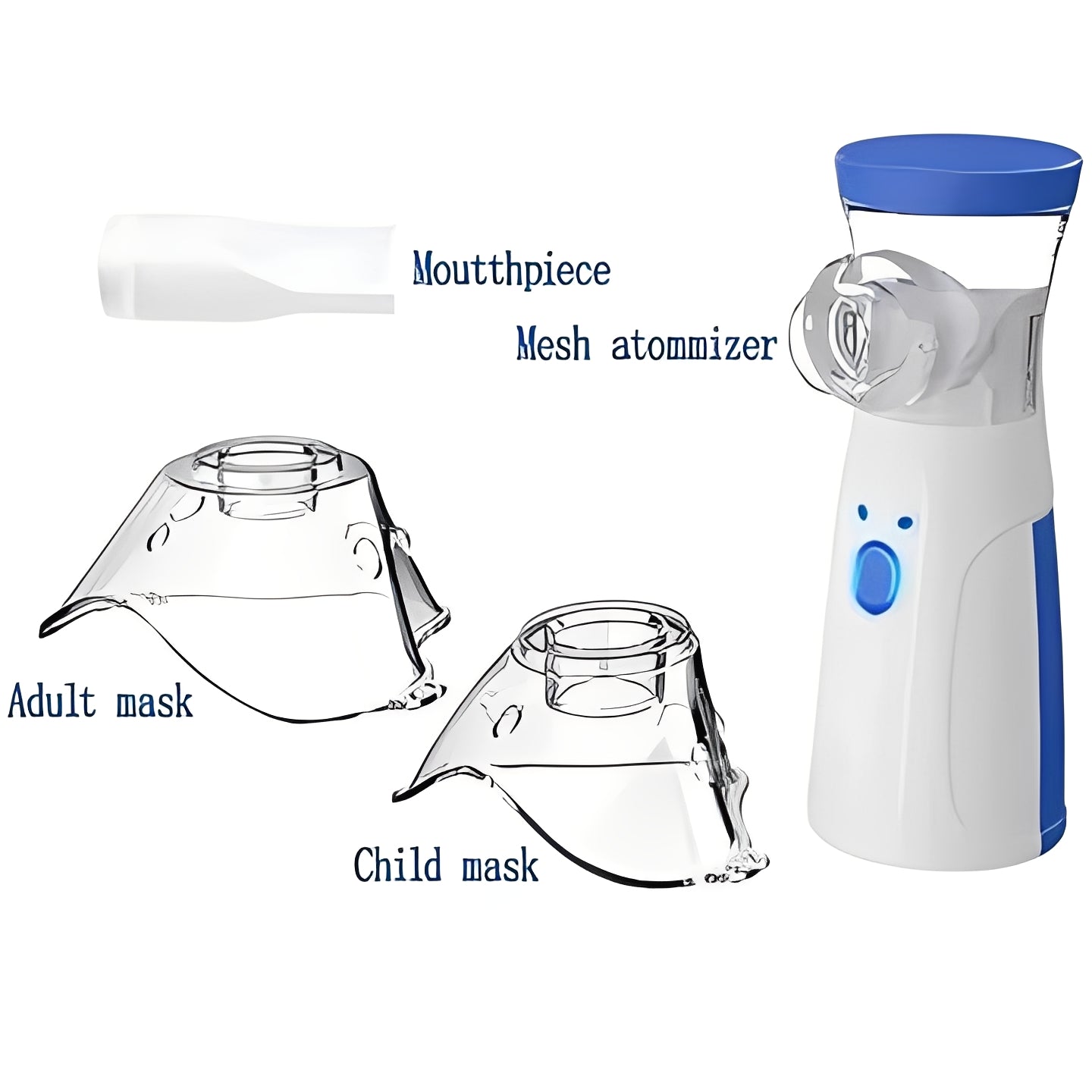 Nébuliseur Portable avec Masque Enfant