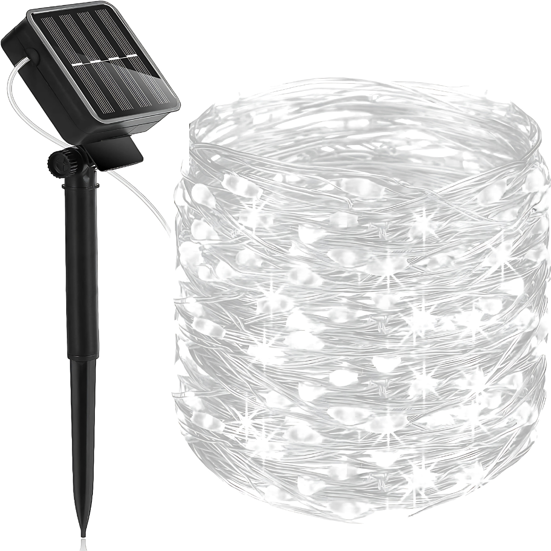 Décorations de Noël Guirlandes lumineuses solaires