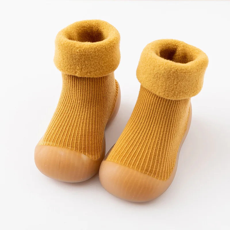 Chaleur et Sécurité – Chaussettes-Chaussures Antidérapantes pour Bébé