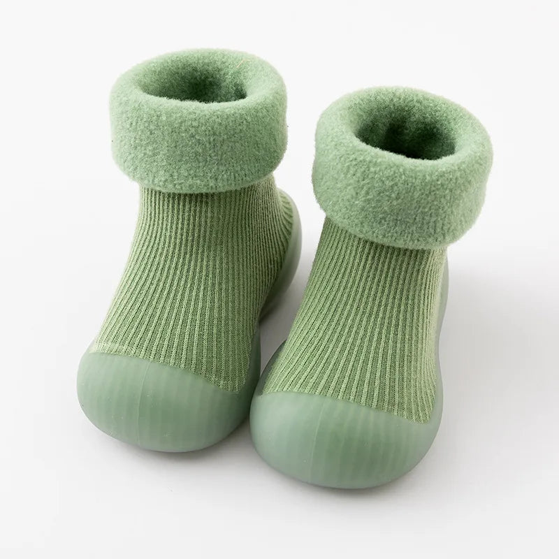 Chaleur et Sécurité – Chaussettes-Chaussures Antidérapantes pour Bébé