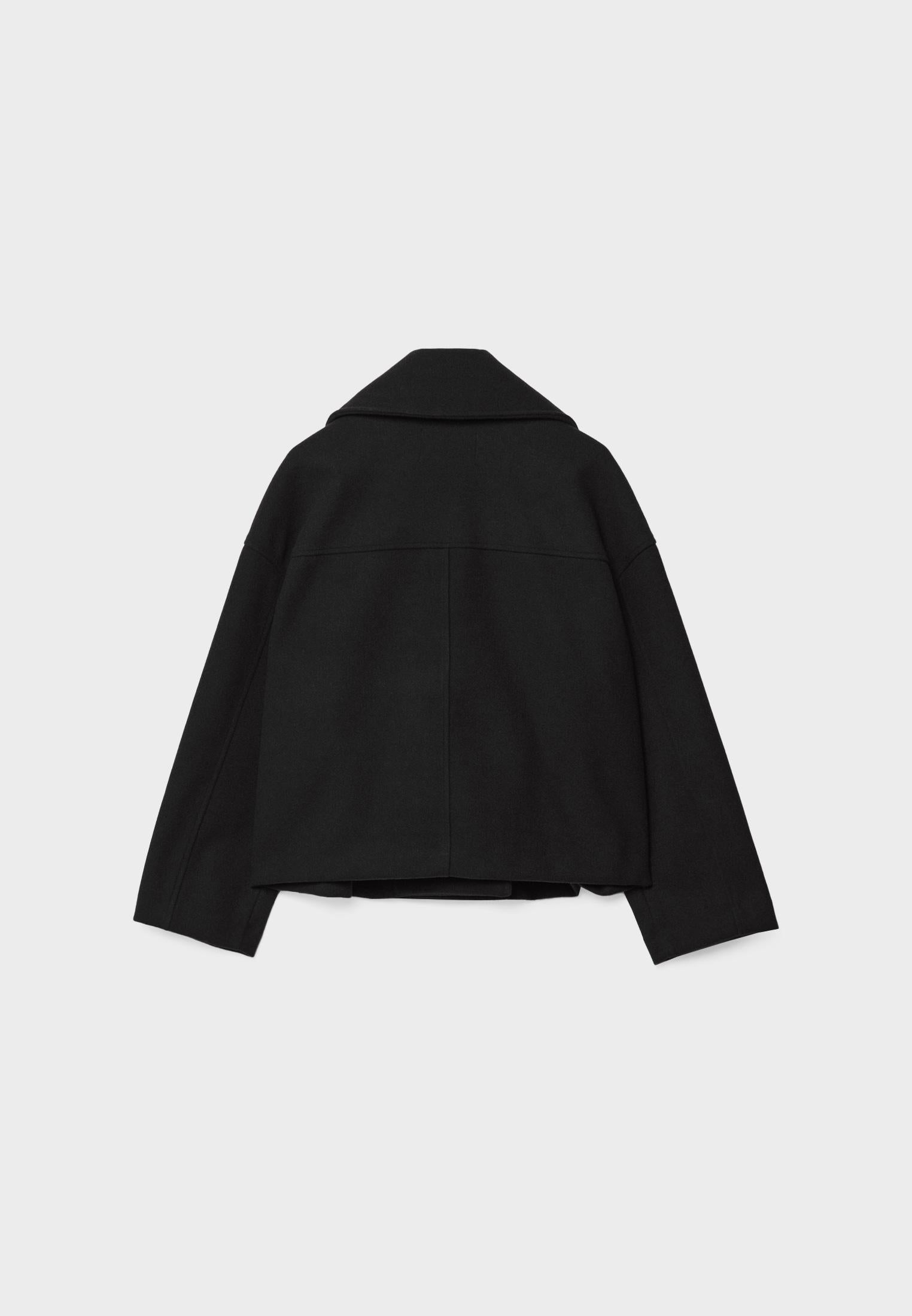 Veste courte à double boutonnage pour femme avec une coupe élégante pour l'automne-hiver