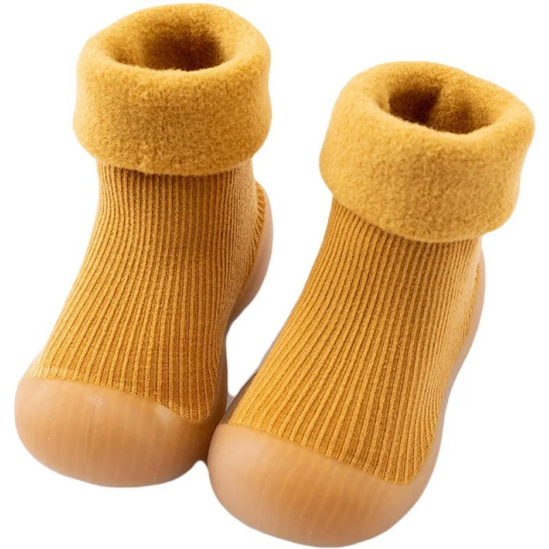 Chaleur et Sécurité – Chaussettes-Chaussures Antidérapantes pour Bébé
