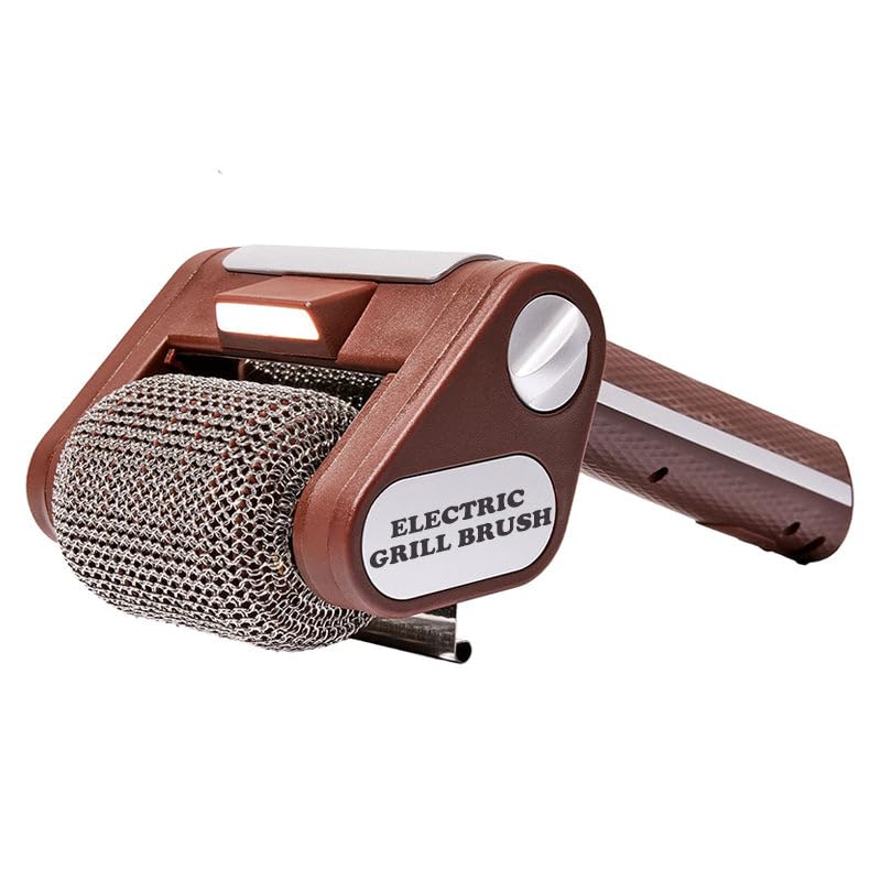 Sakerplus® Nettoyeur de Grill Électrique – Sans Poils Métalliques