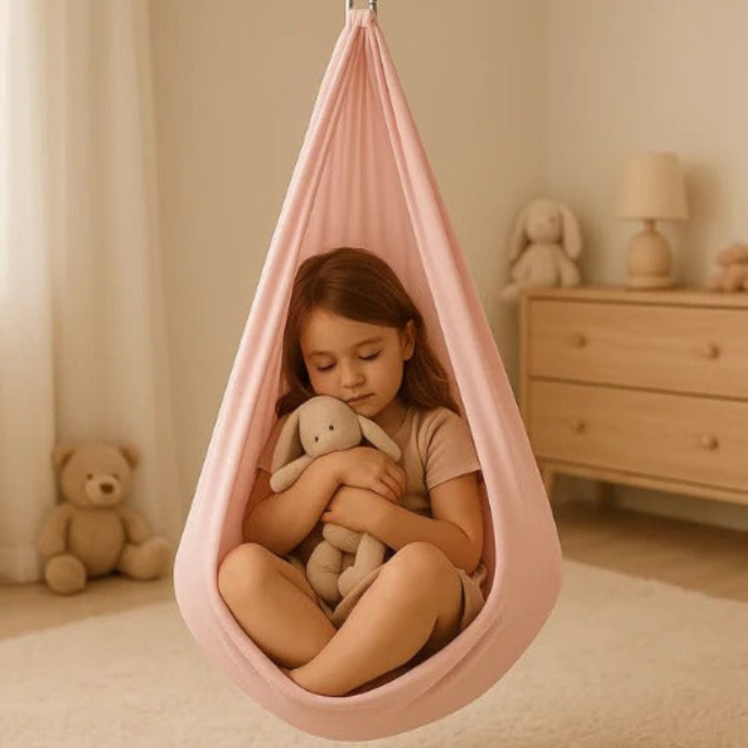 CalmSwing | Balançoire Sensorielle Thérapeutique pour l’Autisme – Usage Intérieur & Extérieur