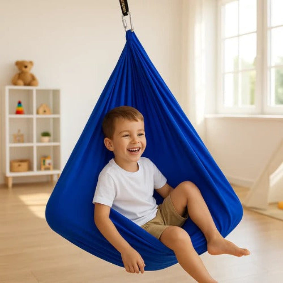 CalmSwing | Balançoire Sensorielle Thérapeutique pour l’Autisme – Usage Intérieur & Extérieur