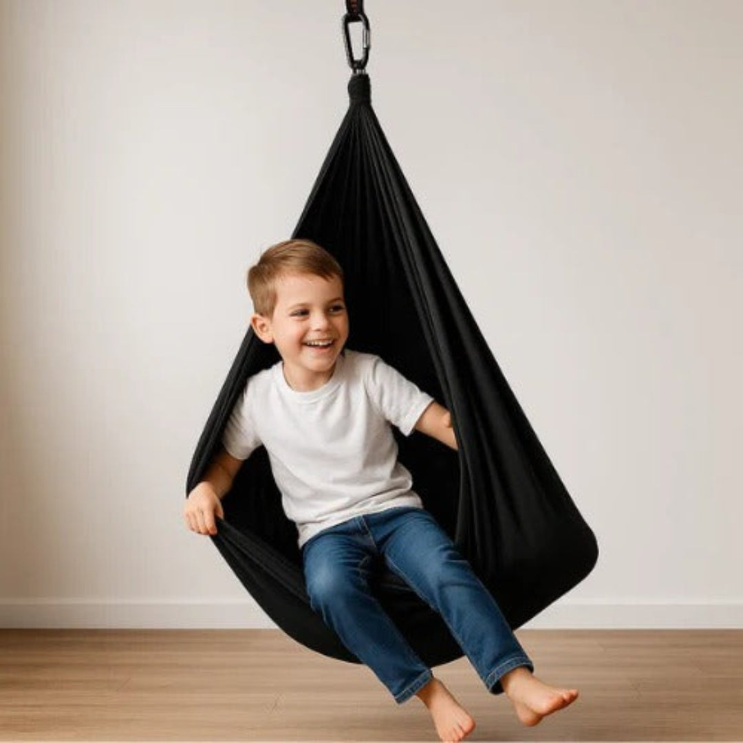 CalmSwing | Balançoire Sensorielle Thérapeutique pour l’Autisme – Usage Intérieur & Extérieur