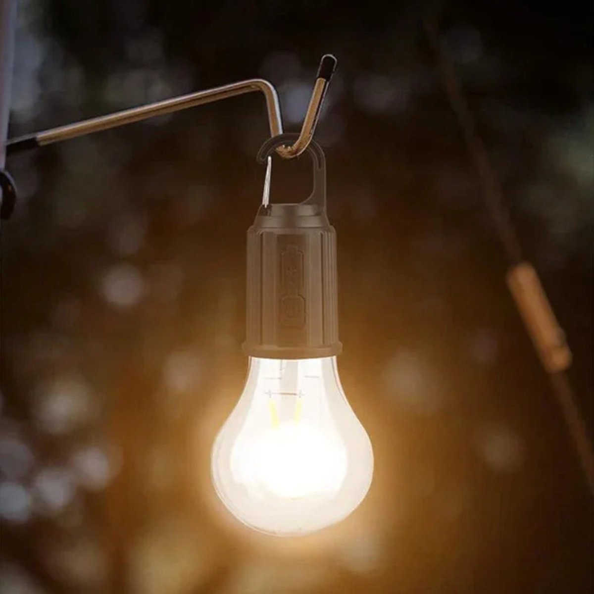 Ampoule LED suspendue rechargeable par USB pour le camping et l'utilisation d'urgence