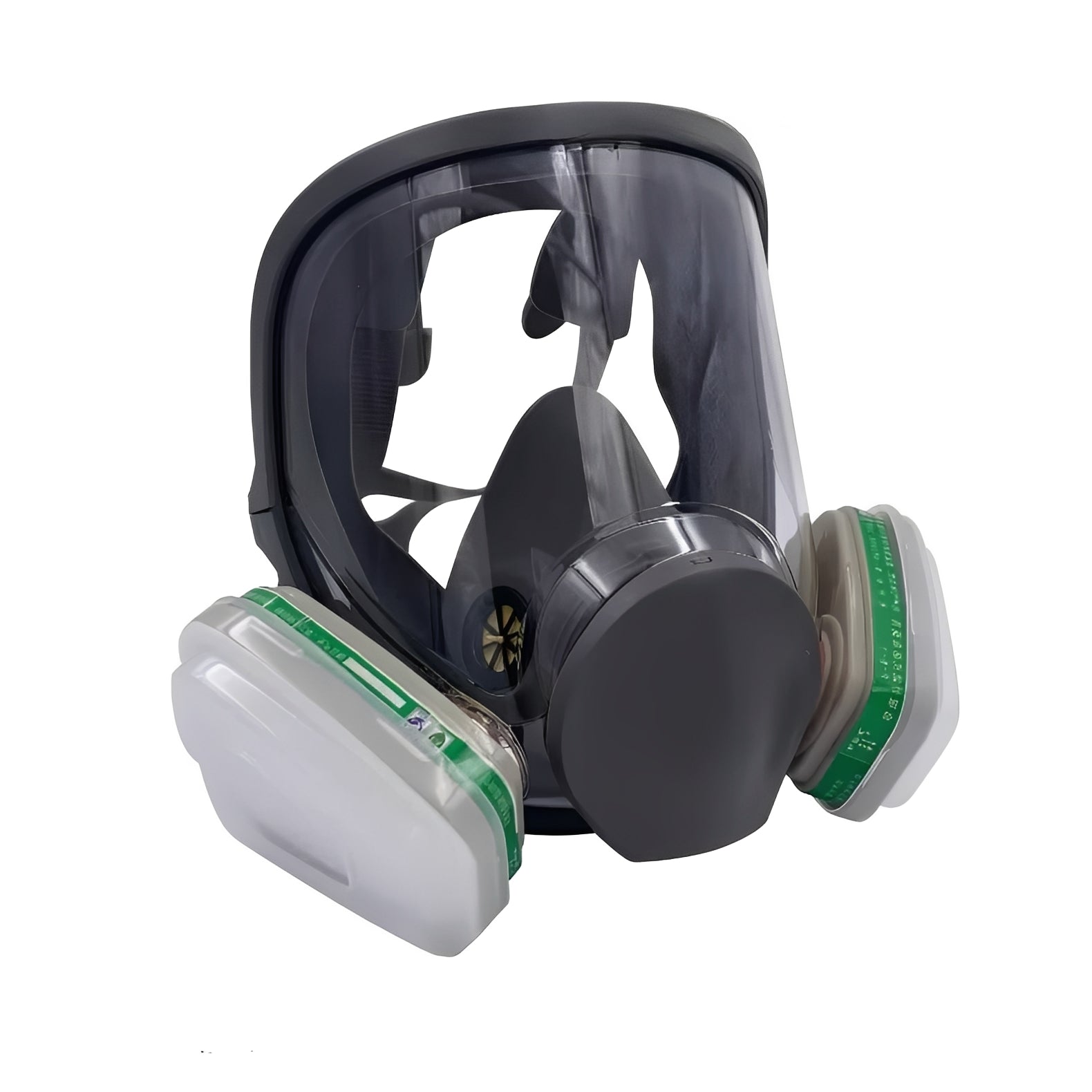 Masque respiratoire facial intégral avec lentille anti-buée et joint en silicone