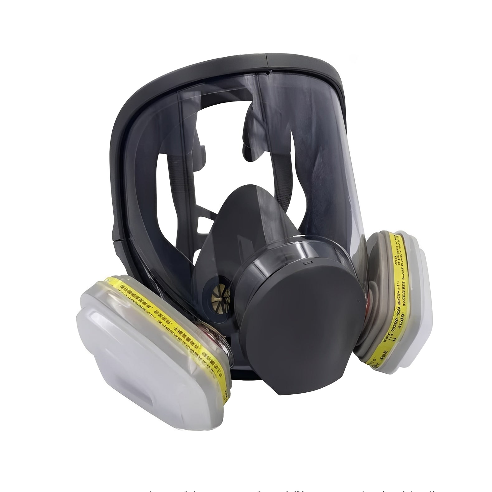 Masque respiratoire facial intégral avec lentille anti-buée et joint en silicone