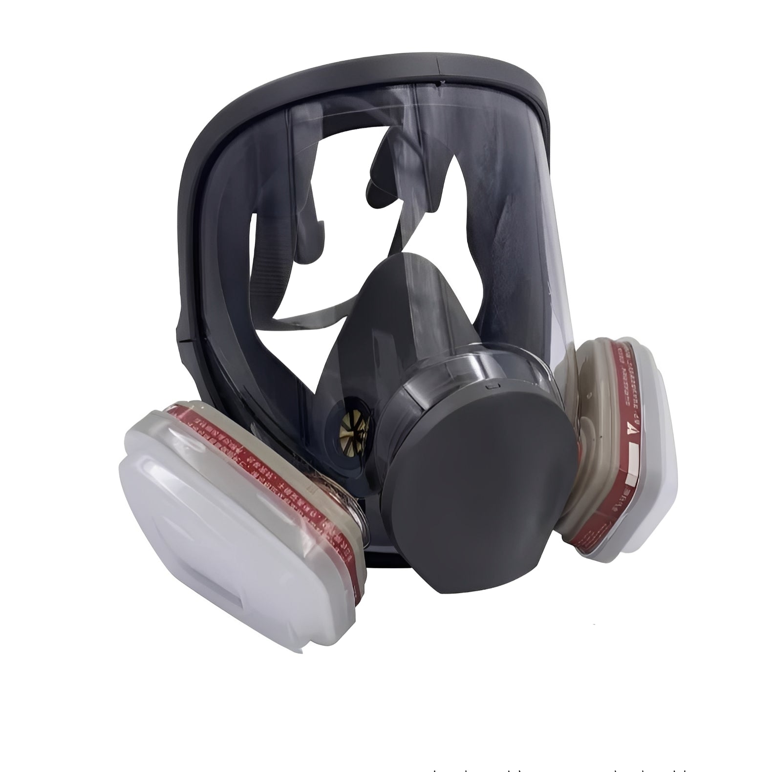 Masque respiratoire facial intégral avec lentille anti-buée et joint en silicone