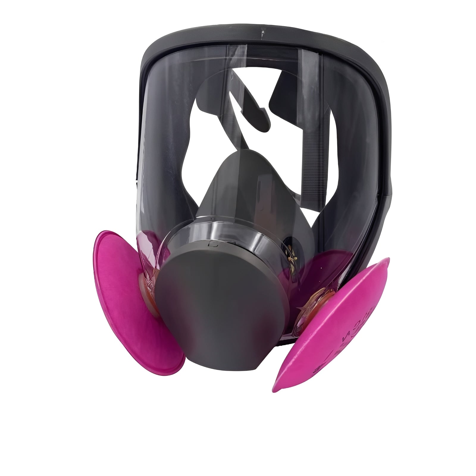 Masque respiratoire facial intégral avec lentille anti-buée et joint en silicone