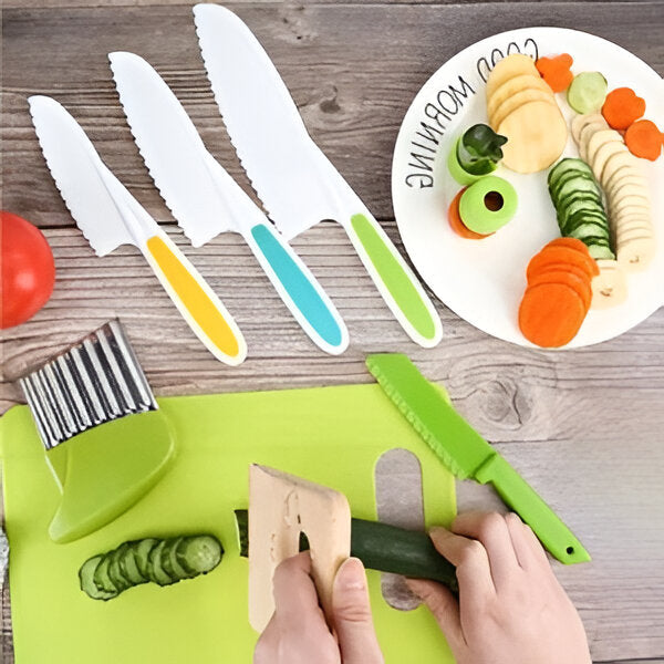 Ensemble de cuisine pour enfants – Kit d'outils de cuisine pour débutants de 13 pièces
