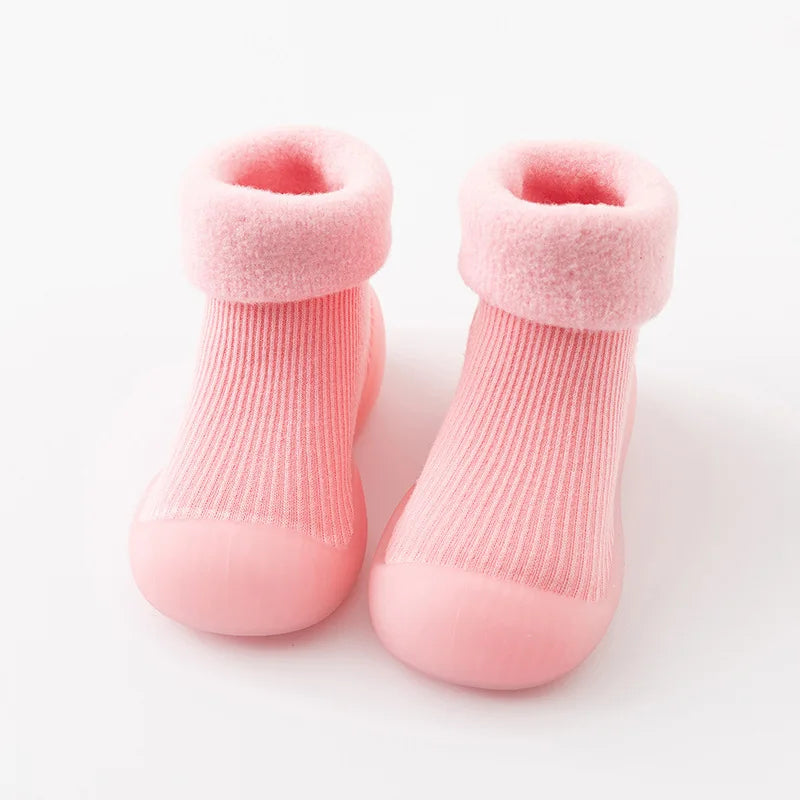 Chaleur et Sécurité – Chaussettes-Chaussures Antidérapantes pour Bébé