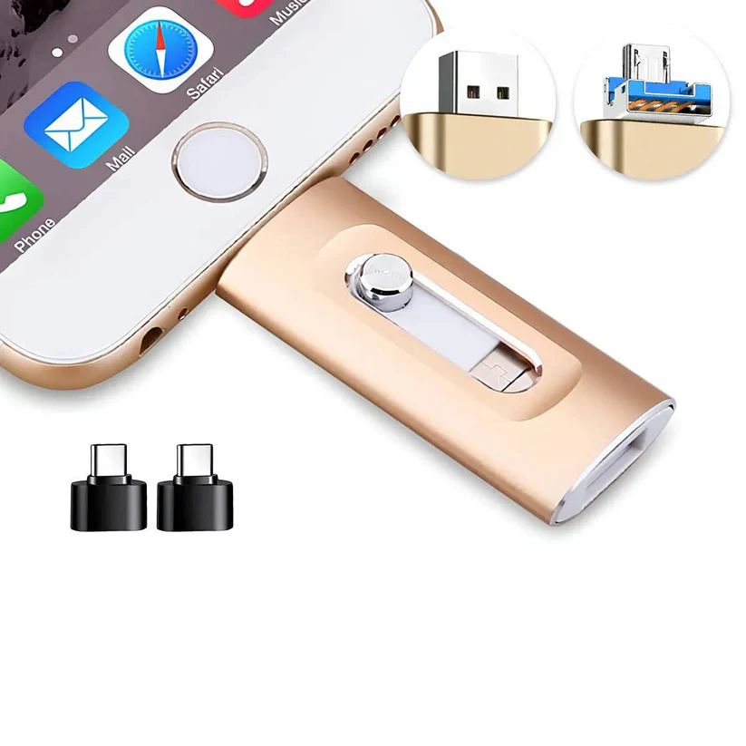 Clé USB pour la sauvegarde des photos du téléphone avec prise en charge multi-appareils