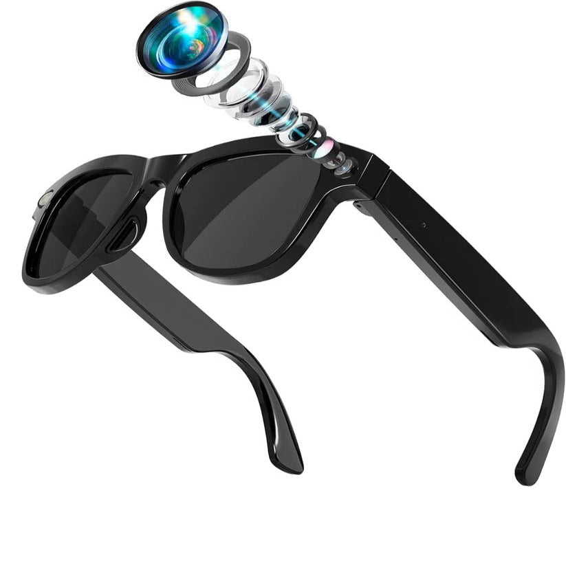 Lunettes intelligentes avec caméra intégrée et audio Bluetooth