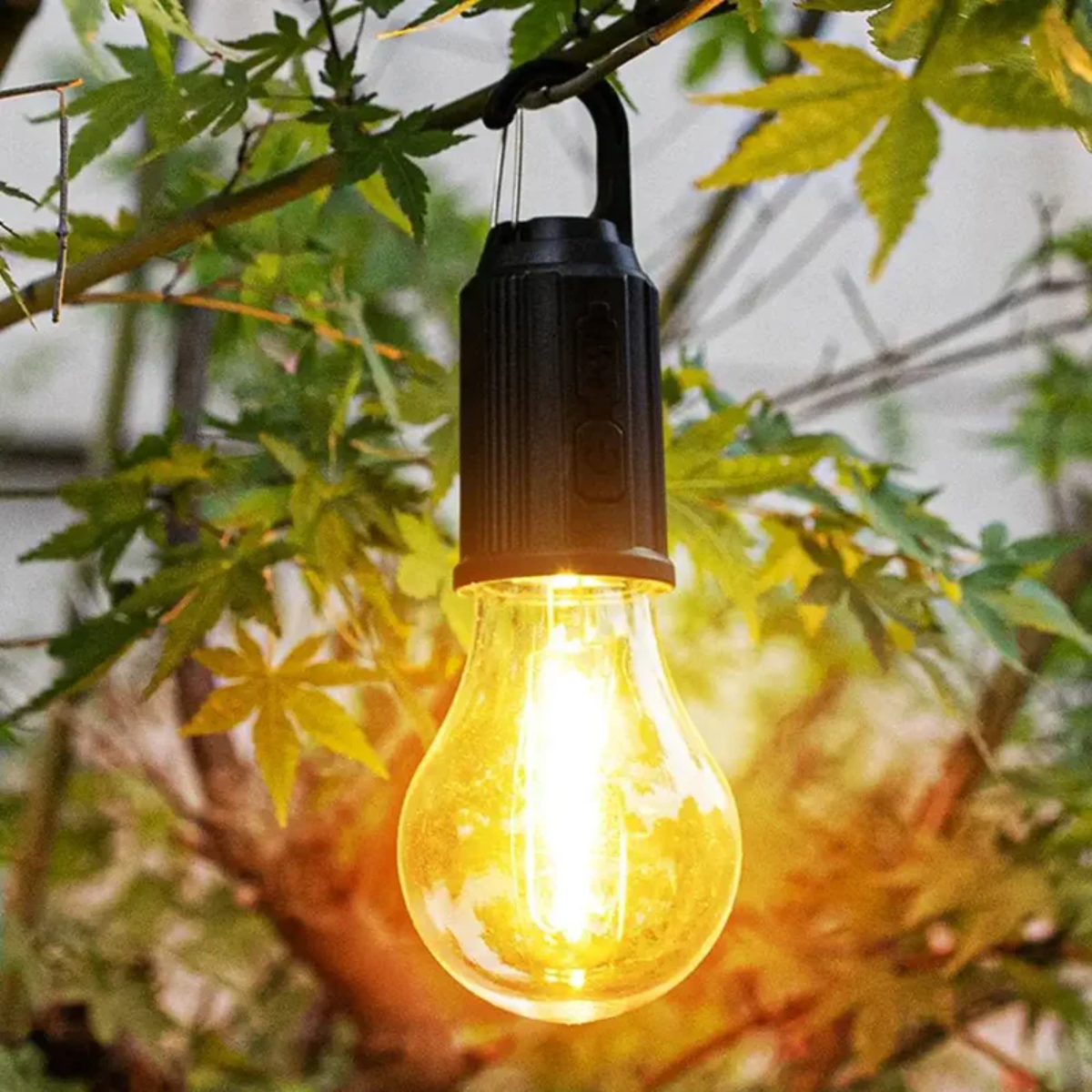 Ampoule LED suspendue rechargeable par USB pour le camping et l'utilisation d'urgence