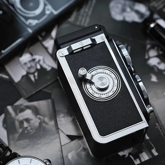 Appareil photo numérique compact rétro 12 Mpx à prise de vue instantanée, vidéo 1080p, carte 16 Go, batterie 1000 mAh