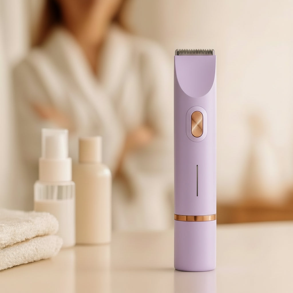 Rasoir électrique pour femmes, étanche, pour peau sensible et pour la ligne du bikini