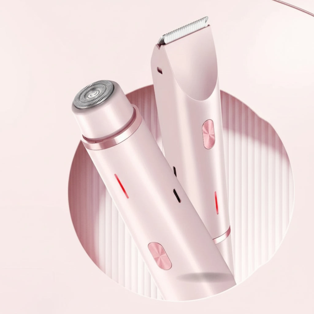 Rasoir électrique pour femmes, étanche, pour peau sensible et pour la ligne du bikini