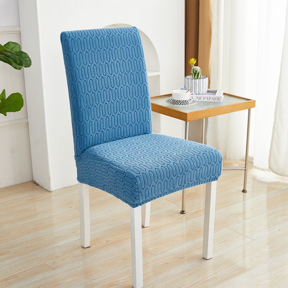 Housse de chaise élastique en jacquard Jacquessa