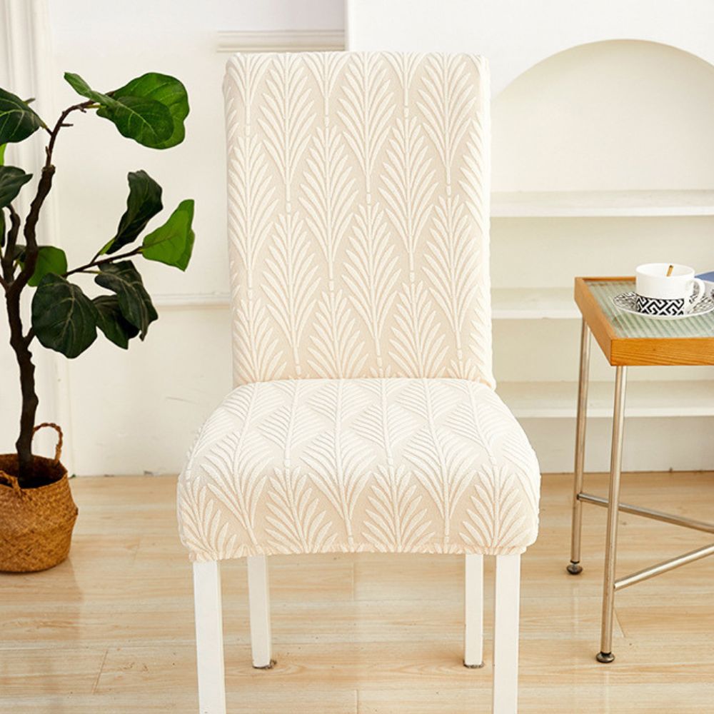 Housse de chaise élastique en jacquard Jacquessa