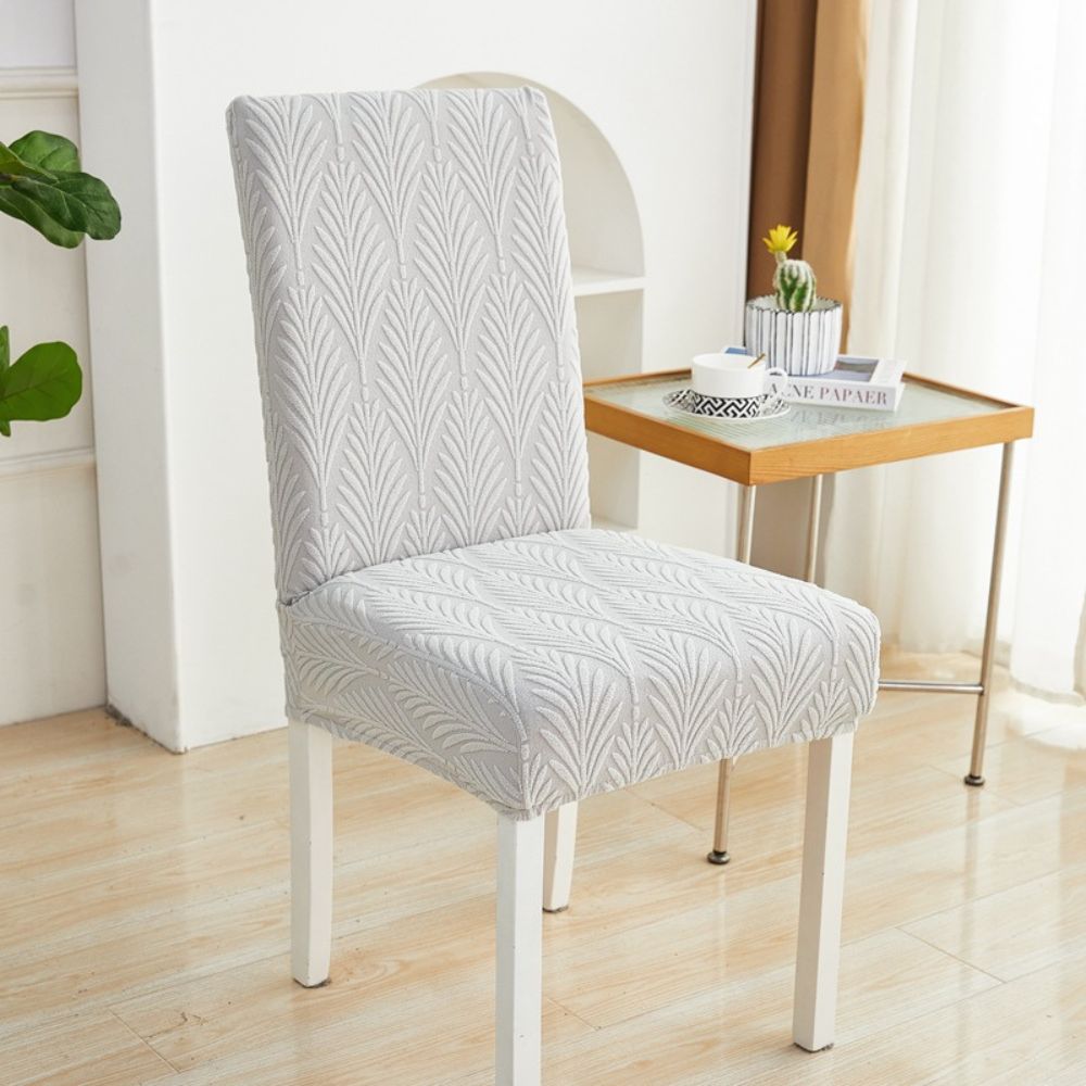 Housse de chaise élastique en jacquard Jacquessa