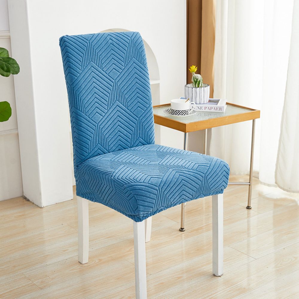 Housse de chaise élastique en jacquard Jacquessa